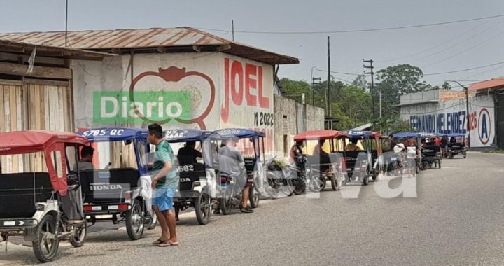 Desabastecimiento de gasolina en Iquitos genera largas colas  en los grifos