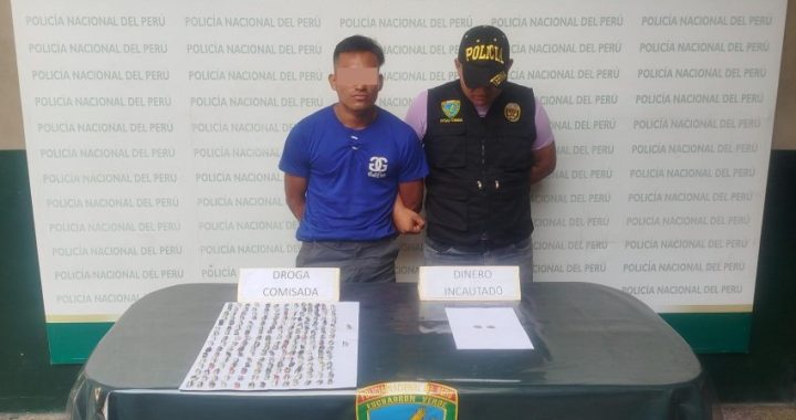 Agentes del Escuadrón Verde capturan a microcomercializador de droga