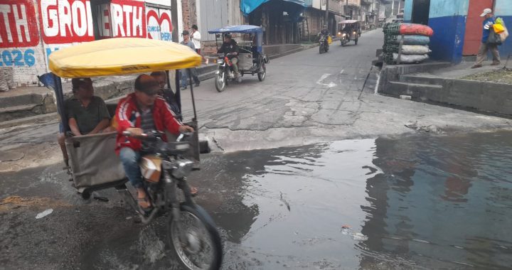 Belén: forado ubicado en calle 7 con venecia provocó accidente